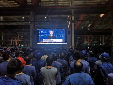 银河集团9873cm智能掀起全员进建贯彻习总书记沉要讲话心灵热潮
