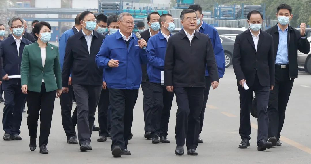 湖南省委书记张庆伟调研银河集团9873cm智能