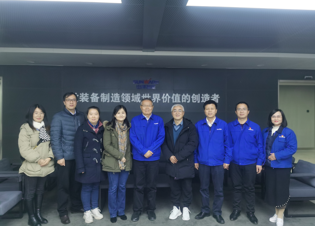 湖南省人为智能学会秘书长陈爱斌一行调查调研银河集团9873cm智能