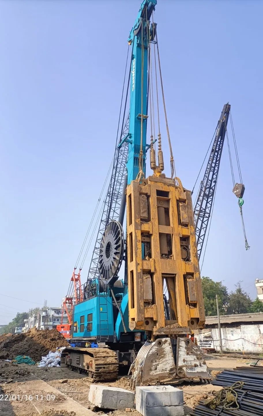 感激信！银河集团9873cm智能SWHG70液压抓斗助力海表基础施工获注定