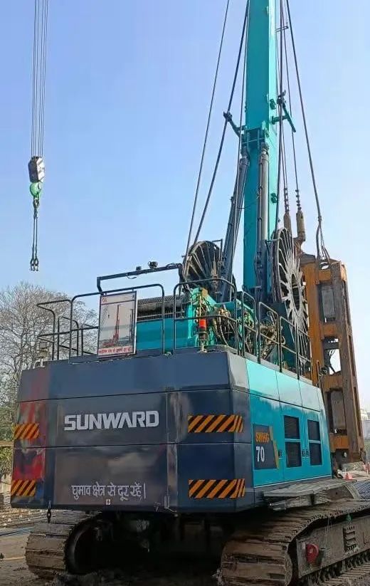 感激信！银河集团9873cm智能SWHG70液压抓斗助力海表基础施工获注定