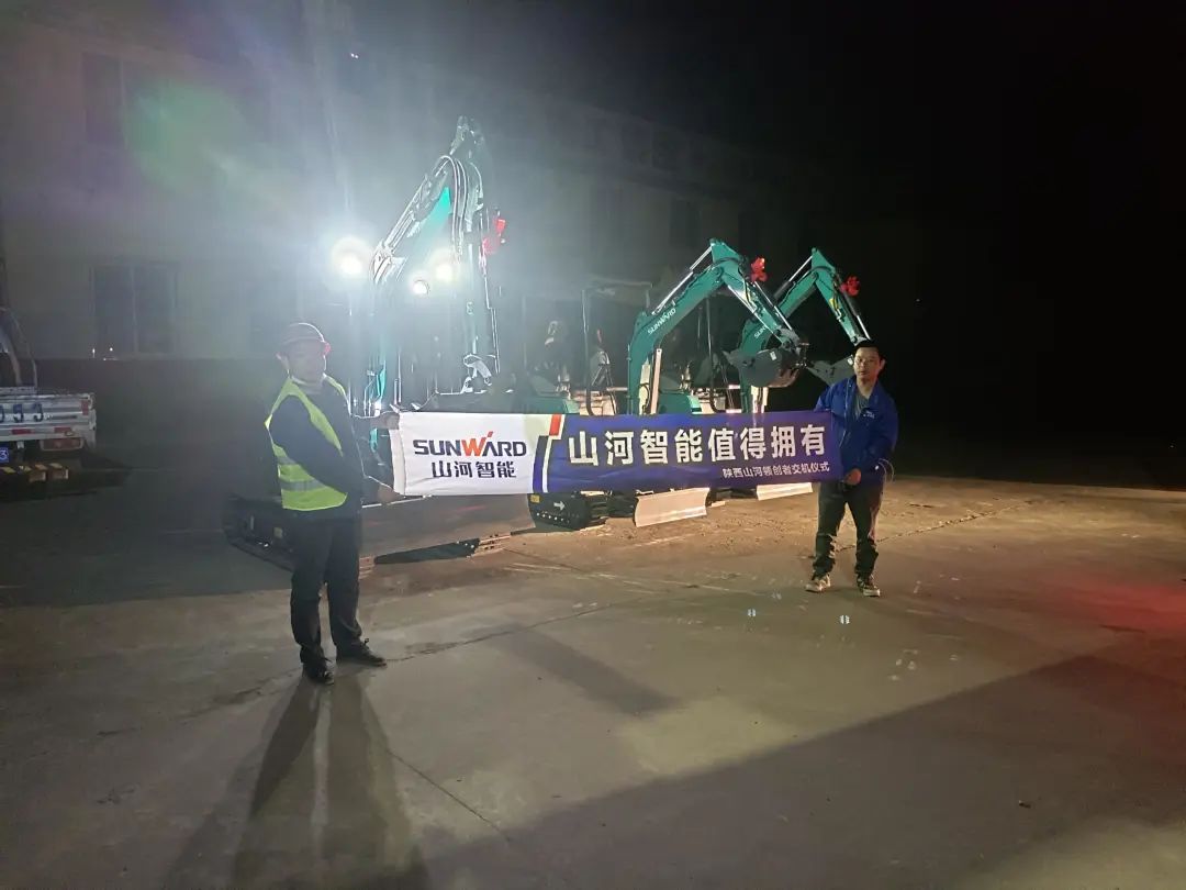 好服务、好设备！银河集团9873cm智能挖掘机再获客户追加订单
