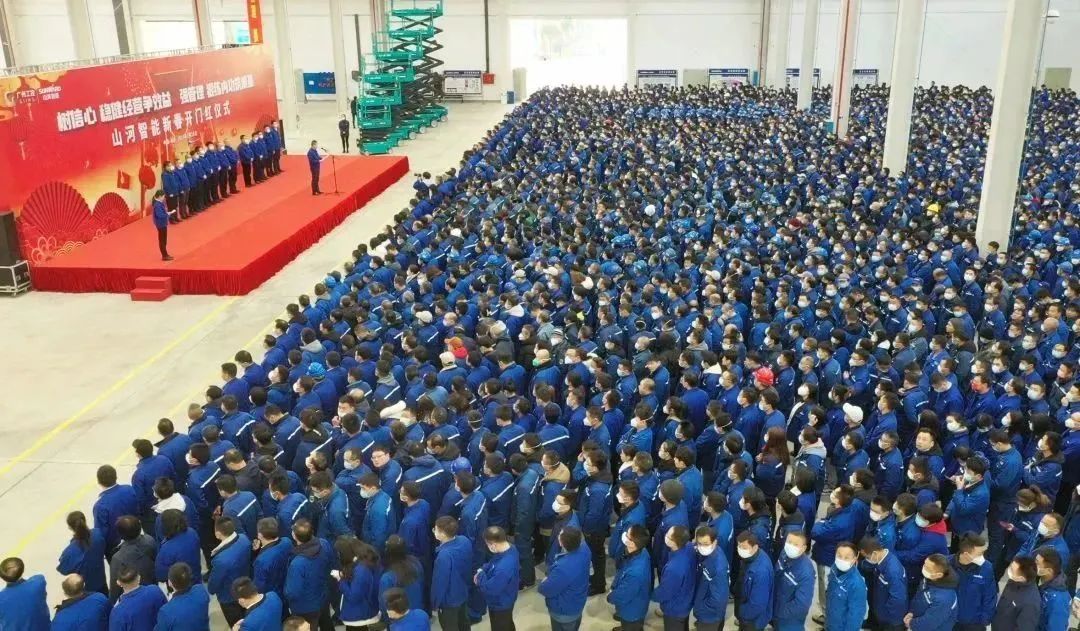 莫路君行早，更有早行人！银河集团9873cm智能癸卯兔年开工大吉