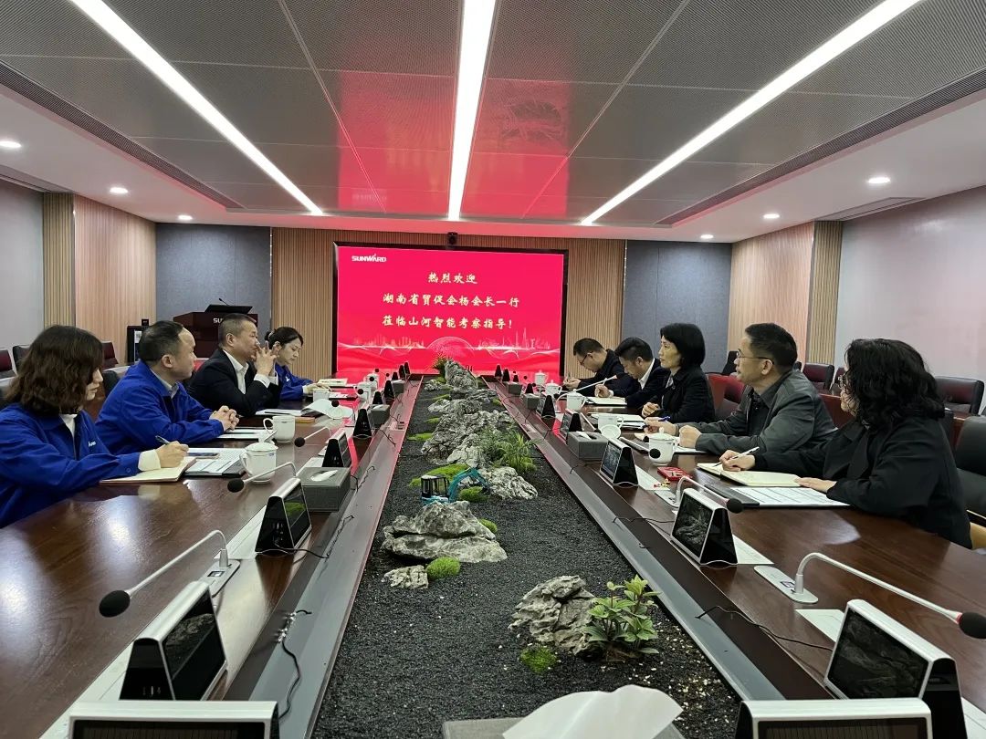 湖南省贸促会调查调研银河集团9873cm智能