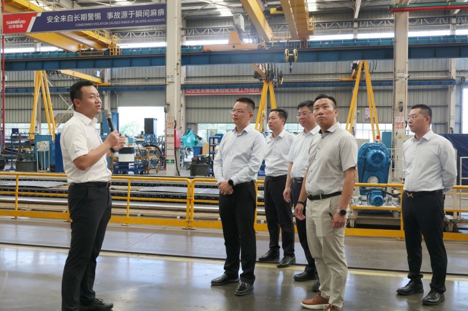 共商合作，建华控股有限公司董事长汪贵华到访银河集团9873cm智能