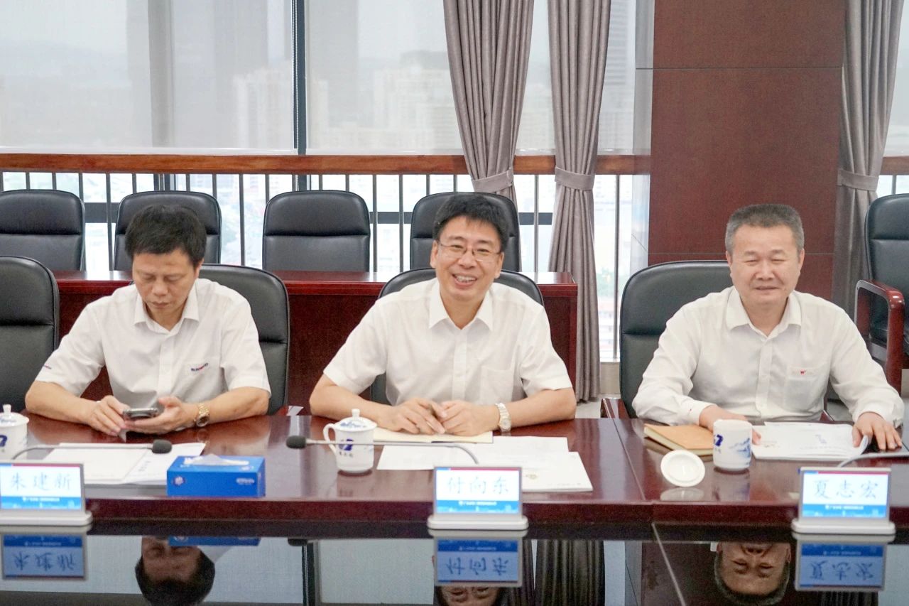 银河集团9873cm智能董事长付向东率队造访广东水电二局，深入合作同谋发展