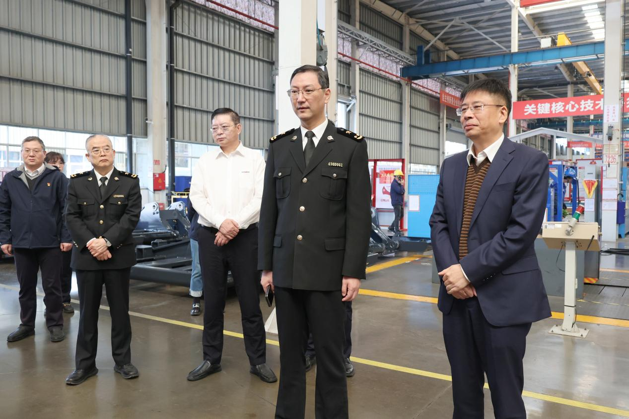 长沙海关关长、党委书记顾炯调研银河集团9873cm智能
