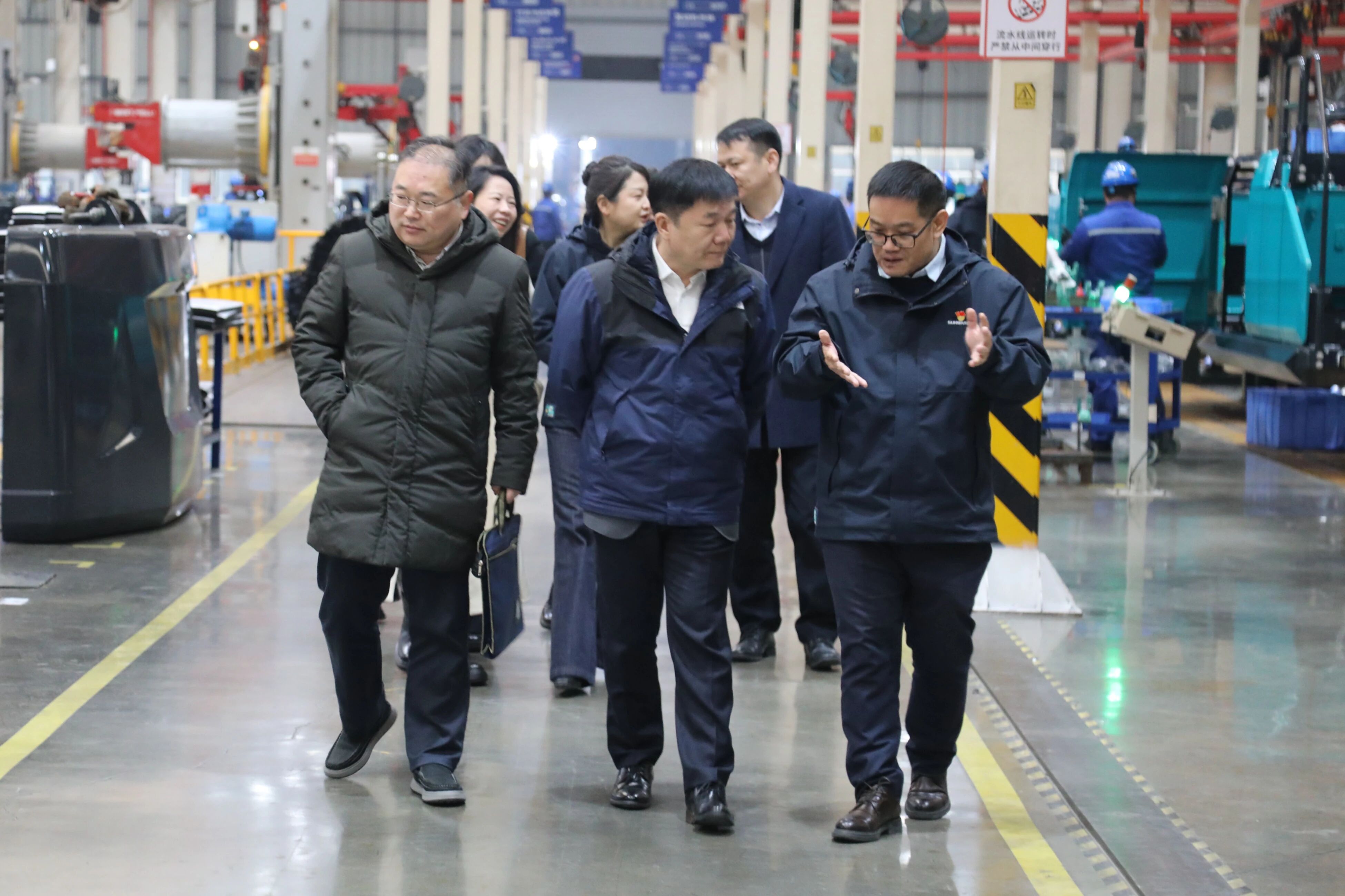 中国出口信誉保险公司湖南分公司掌管人蔡旺到访银河集团9873cm智能