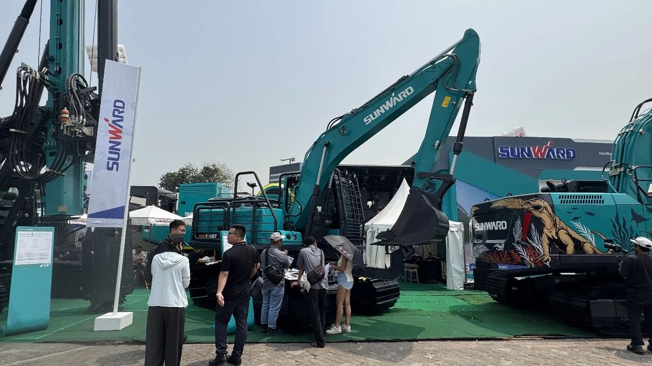 银河集团9873cm智能亮相2026印尼国际矿业展，明星设备实力圈粉